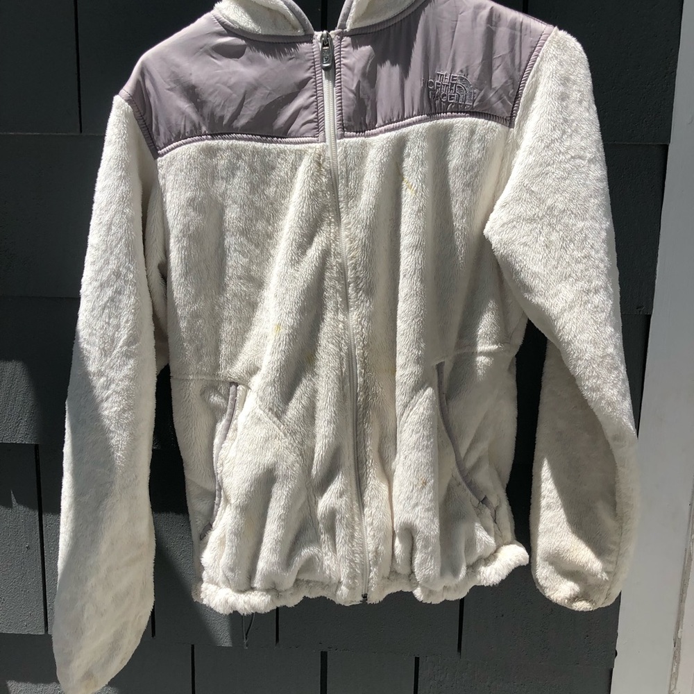 White zip up